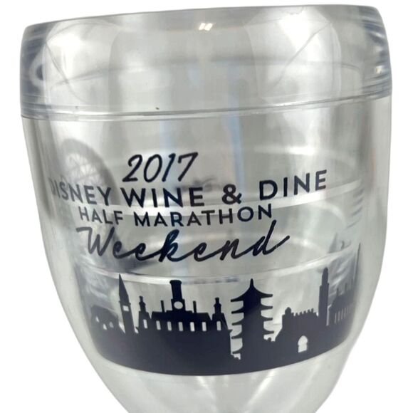 2 Tervis Disney 2017 runDisney Wine & Dine Marathon Insulated Wine Glasses-New - Picture 4 of 5